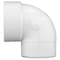 Charlotte Pipe And Foundry Charlotte Pipe Schedule 40 1-1/2 in. Hub X 1-1/2 in. D Spigot PVC Elbow 1 pk PVC003330600 - alternate 3
